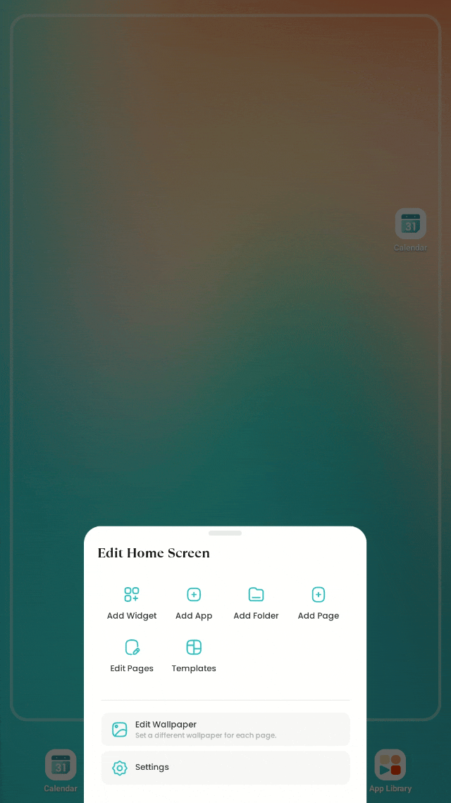 delete app icon and page.gif